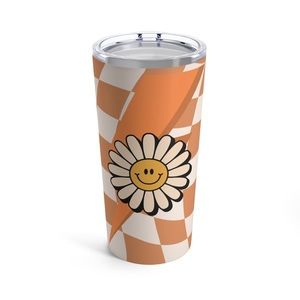 Retro Daisy 20oz Stainless Steel Tumbler with Lid